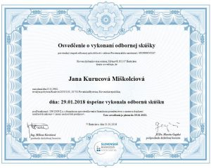 pôžička Žilina - certifikát poistenie a zaistenie